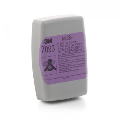 Filtro 3m 7093 B para Particulas y Neblinas P100 con O sin Aceite Altura Color Magenta