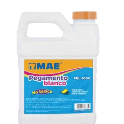 PEGAMENTO MAE PBL1000 BLANCO BOTE CON 1000 GRS