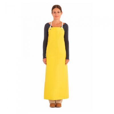 MANDIL ANSELL DE NEOPRENO AMARILLO PESO LIGERO DE 35 IN X 45 IN