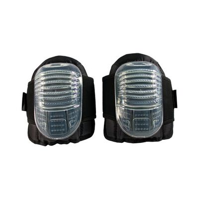 RODILLERA PIP DE PVC TRASPARENTE/NEGRO C/CORREAS AJUSTABLES UNITALLA