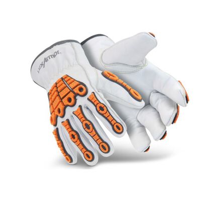 Guante Hexarmor de Piel BlancoNaranja Hrc 2 Atpv 23.6 CalCm2 TM