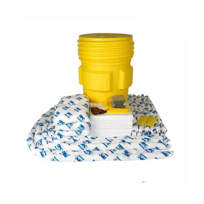 Kit Absorbente Brady para Derrames Solo Aceite 95 Galones