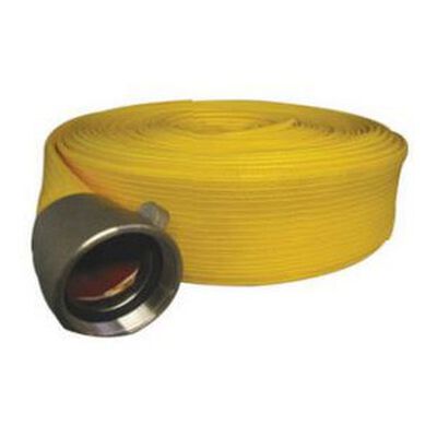MANGUERA DE CUATRO CAPAS ANSUL GOMDUR DE 2 12 PULG.  PULG.  X 15 MTS. CUERDA NST CON COPLES EN ALUMINIO