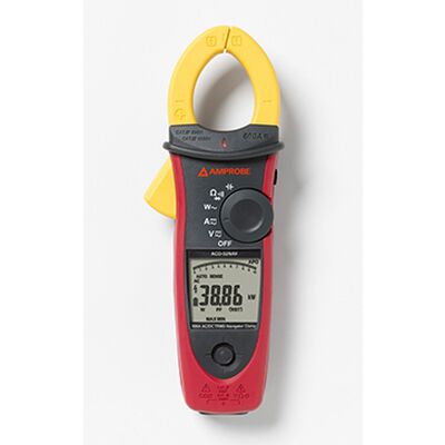 PINZA AMPROBE ACDC52NAV PARA MEDICION DE HASTA 600A EN CORRIENTE DIRECTA Y MEDICION DE POTENCIA DE HASTA 600KW