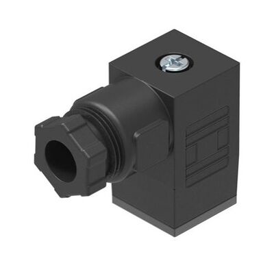 CAJA DE ENCHUFE FESTO TOMACORRIENTE MSSDEB ITEM DE POLIMERO NEGRO