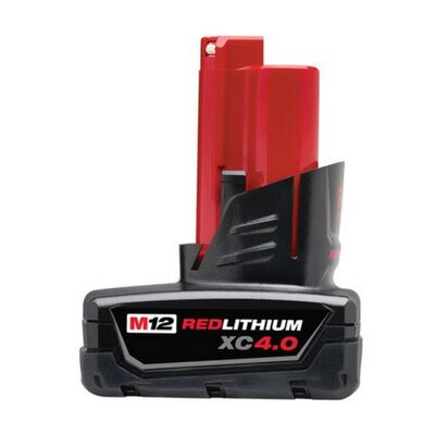 BATERIA MILWAUKEE 48-11-2440 LITIO M12 ROJA XC 4.0 CAPACIDAD EXTENDIDA PIEZA