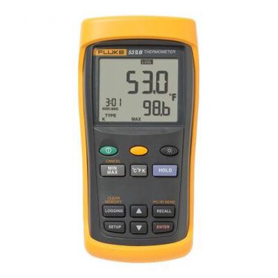 TERMOMETRO FLUKE532 B 60HZ AVANZADO PARA 1 TERMOPAR CON GRABACION USB
