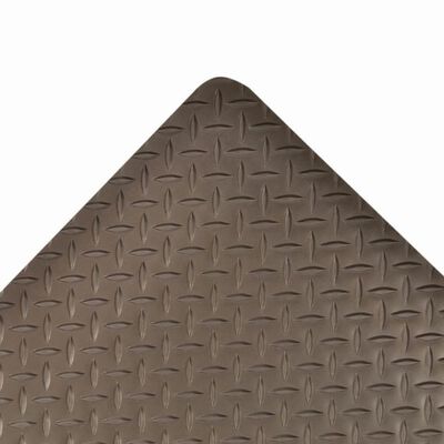 TAPETE ANTIFATIGA NOTRAX SADDLE TRAX 979 DE PVC NEGRO DE 1 IN X 3 FT X 5 FT