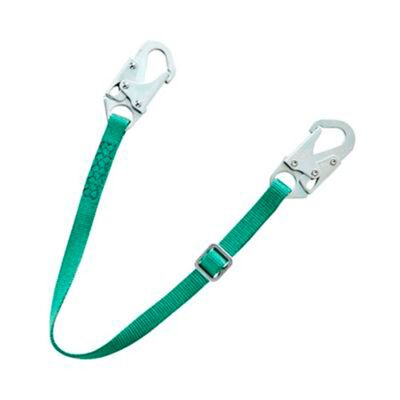 LINEA DE RESTRICCION MSA 10201454 DE POLIESTER VERDE 3 FT GANCHO CHICO 36C