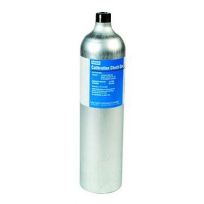 CILINDRO DE CALIBRACION MSA DE GAS METANO BALANCEADO EN AIRE CH4 1.5% CO 60 PPM O2 15% H2S 20 PPM DE 34 L