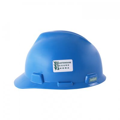 Casco Tipo Cachucha Msa V-Gard Azul Suspension Fas-Trac