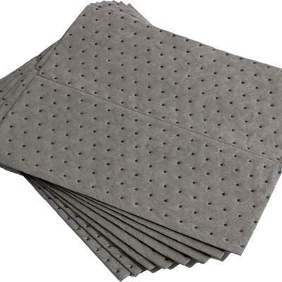 Almohadilla Absorbente Specfit de Polipropileno Perforado Universal de 15 In X 19 In (38.1 Cm X 48.6 Cm) Caja C100 Pzas