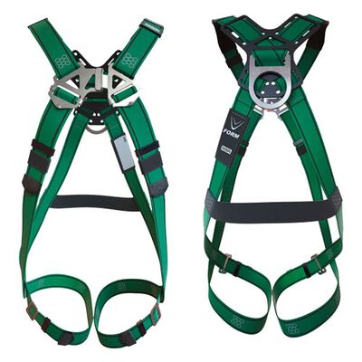 Arnes Msa VForm de Nylon Verde Anillo D Posterior Racing Acero Conexion Rapida TEstandar