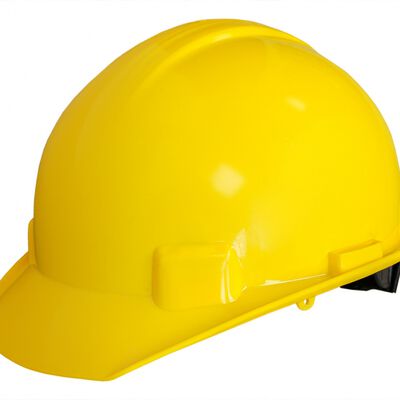 CASCO MATRACA JYRSA WW2017AMK AMARILLO TIPO 1 CLASE E SUSP PLASTICATEXTIL 6 PUNTOS
