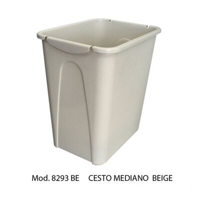 CESTO SABLON 8293BE MEDIANO 17L BEIGE