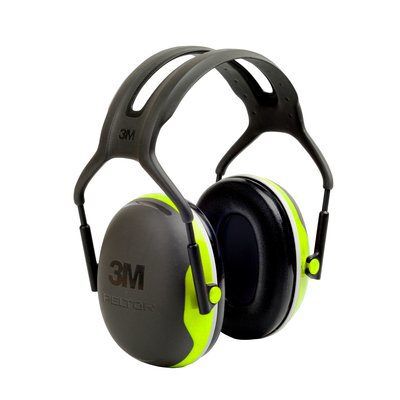 OREJERA 3M TIPO DIADEMA PLASTICA VERDEAMARILLO FLUORESCENTE DOBLE CAPA NRR 27 DB MOD X4A