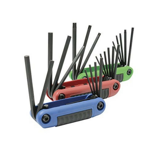 JUEGO URREA 49824 COMBINADO DE 24 LLAVES HEXAGONAL ES 3 TIPO NAVAJA  image number null