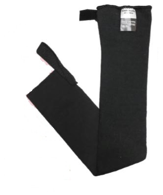 MANGA MCR 100% KEVLAR NEGRO CON VELCRO Y CORDON NEGRO PARA PULGAR DE 22 IN  image number null