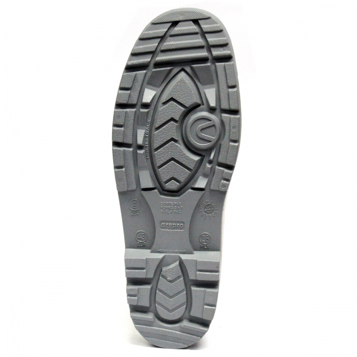 Bota Sanitaria Dry Pro Blanca Suela Gris Antiderrapante sin Casquillo T-9  image number null