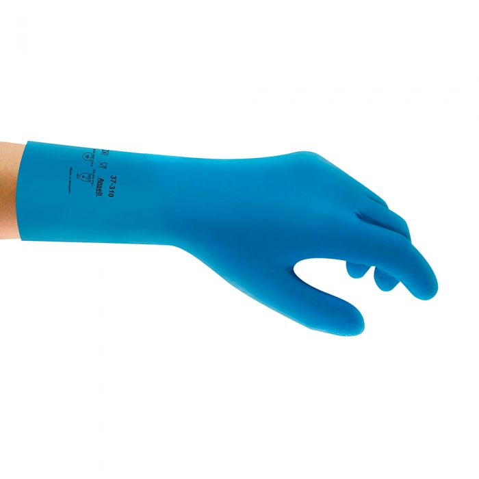 Guante Ansell Alphatec 37-310 de Nitrilo Azul 12.2 In Reutilizable T-10  image number null