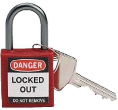 CANDADO BRADY DE SEGURIDAD COMPACTO ROJO 1 25 IN H 1 15 IN W 58 IN D  image number null