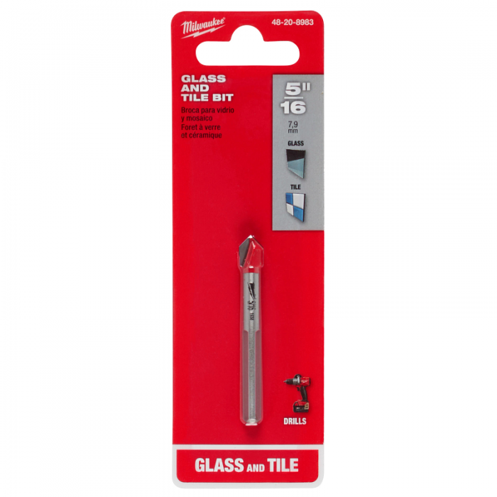BROCA MILWAUKEE 48208983 PARA VIDRIO Y AZULEJO DE 516IN 7.9MM  image number null