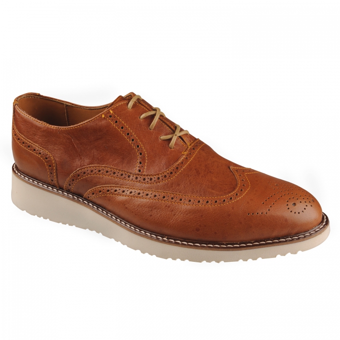 Zapato Vallen Ejecutivo Choclo de Piel Miel CC Acero Doble Recubrimiento Dielectrico Suela Pu T7  image number null