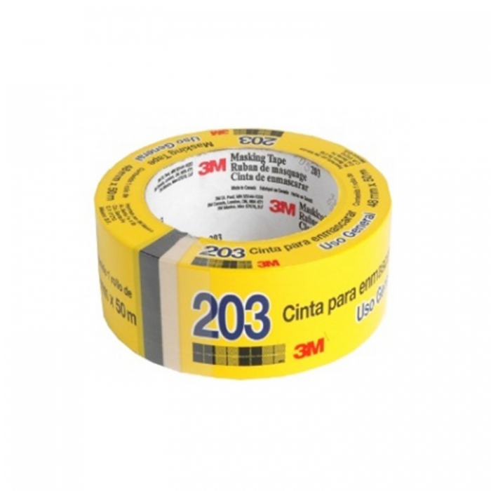 CINTA ADHESIVA 3M 70006225158 BEIGE 203 PUSO GENERAL DE 48 MM X 50 M  image number null