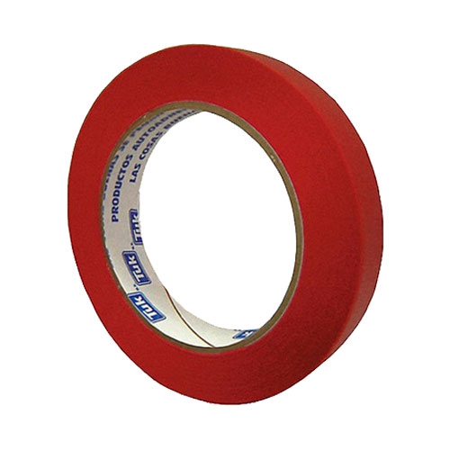 Cinta Masking Tuk 100516 Tipo 105 Rojo Uso General de 24 Mm X 50 M  image number null