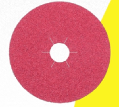 DISCO DE FIBRA ABRASIVO KLINGSPOR SERIE CS964 GRANO 40 DE 4 12 X 78 IN  image number null