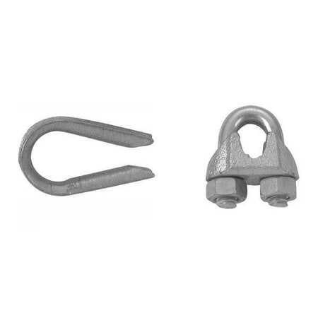 H2048 CAMPBELL 6990434 CLIP WIRE ROPEFORG14IN1000G  image number null