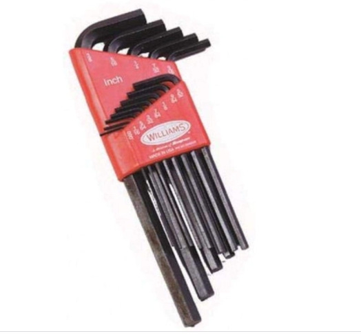 JUEGO DE LLAVES ALLEN WILLIAMS 13213 CPUNTA DE BOLA LARGA 13 PZAS  image number null