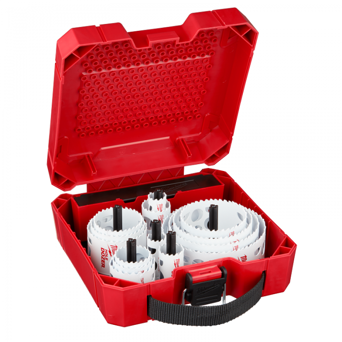 JUEGO MILWAUKEE 49224105 DE BROCA SIERRA HOLE DOZER PARA ELECTRICISTA 19 PIEZAS  image number null