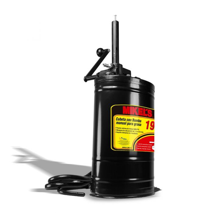 CUBETA MIKELS CMA19 MANUAL PARA ACEITE 19 LTS  image number null