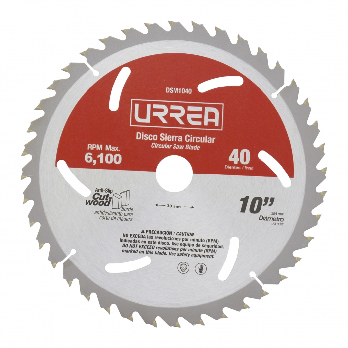 DISCO URREA DSM1260 PARA SIERRA CIRCULAR 12 60 DIENTES  image number null