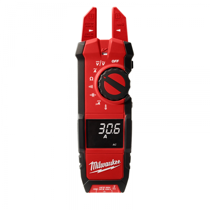 MEDIDOR MILWAUKEE 220620 TIPO HORQUILLA PARA HVACR USO BATERIA AA  image number null