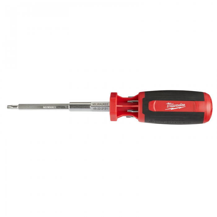 DESARMADOR MILWAUKEE 48222133 9 EN 1 CON PUNTAS DE LLAVE RANURADAS TORX  image number null