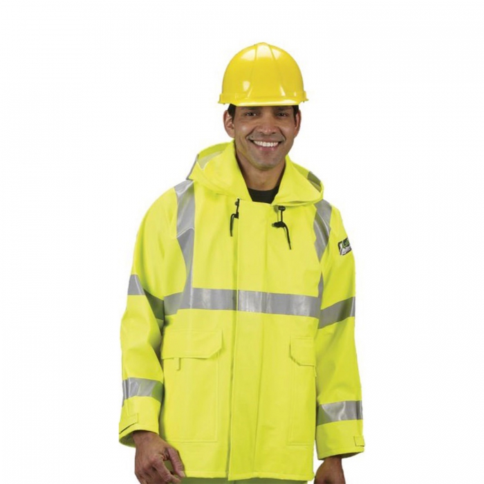 Chamarra Lakeland Impermeable de PoliuretanoAlgodon Fr Amarillo Atpv 16.3 CalCm2 TM  image number null