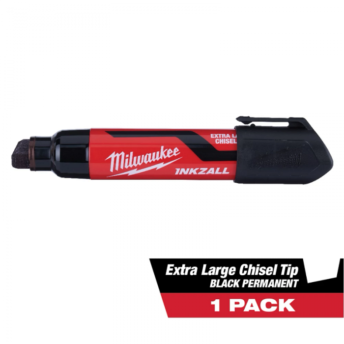 MARCADOR MILWAUKEE 48223260 PUNTA DE CINCEL EXTRA GRANDE NEGRA  image number null