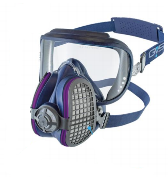 Respirador Media Cara Gvs Eclipse TpeNylon CProteccion Visual CFiltros P100 Particulas Humos Neblinas Incluidos TSM  image number null
