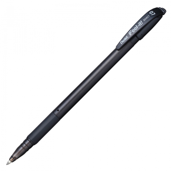 BOLIGRAFO PENTEL BX427A FEELIT PUNTA FINA NEGRO  image number null