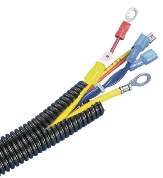 TUBO CORRUGADO PANDUIT CLT125F.75M20 POLIETILENO NEGRO DIAMETRO 1.25 IN ROLLO DE 750 FT  image number null