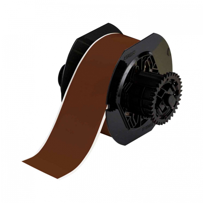 CINTA BRADY SERIE 30 DE VINILO CAFE DE 2.5 IN X 100 FT L PIMPRESION INTERIORES Y EXTERIORES  image number null