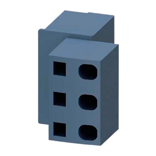 BLOQUE DE BORNES SIEMENS 3RV2917-5D 6MM2 PARA LA TOMA DE CORRIENTE Y TAMBIEN LA CONEXION DE EMBARRADOS TRIFASICOS  image number null