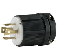 CLAVIJA ARROW HART L1730 DE PLASTICO NEGRO 3 FASES 4 HILOS 600V  image number null