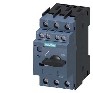 INTERRUPTOR AUTOMATICO SIEMENS 3RV20111HA15 TAMAÑO S00 PARA PROTECCION DE MOTORES CLASE 10 DISPARADOR POR SOBRECARGA CON RETARDO SEGUN INTENSIDAD 55...8 A DISPARADOR DE CORTOCIRCUITO 104 A BORNE DE TORNILLO PODER DE CORTE ESTANDAR CON BLOQUE DE CONTACTOS AUXILIARES TRANSVERSAL 1 NA1 NC  image number null
