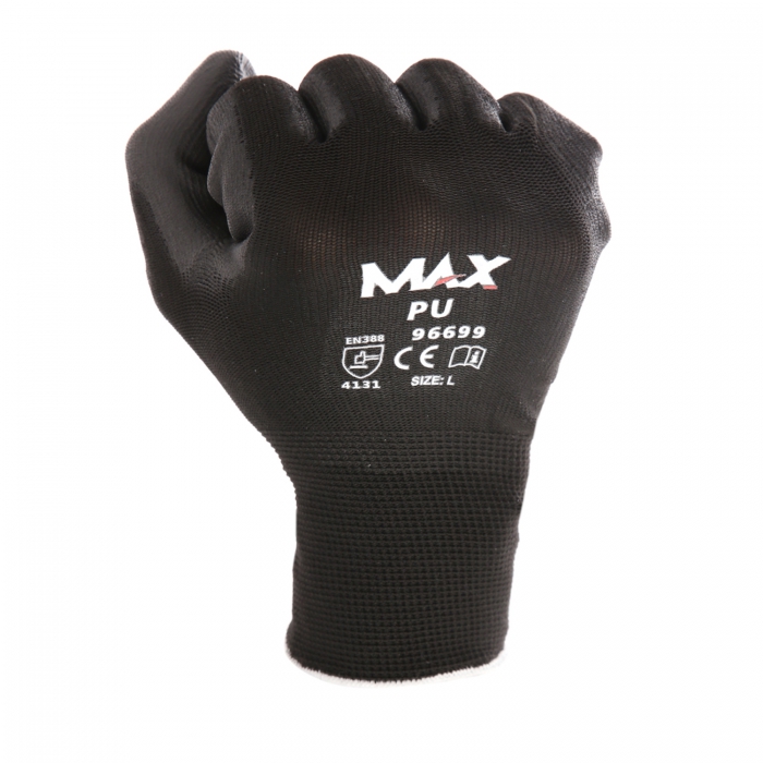 Guante Max PoliesterPu Negro TS  image number null