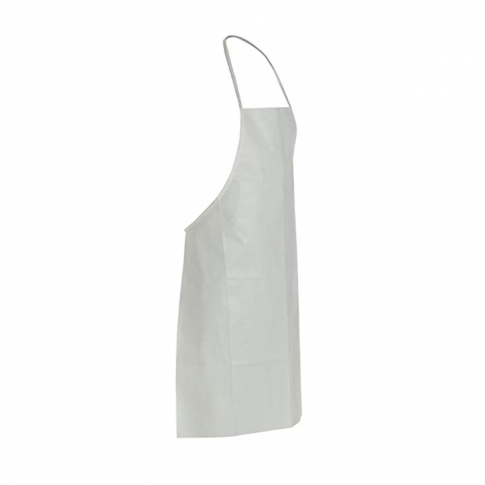 MANDIL DUPONT TYVEK 400 DE POLIETILENO BLANCO COSTURAS REFORZADAS DE 27 X 36 IN  image number null