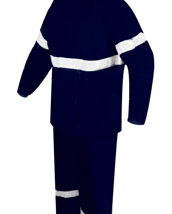 JUEGO IMPERMEABLE JYRSA DD4121AZMD MOTOCICLISTA AZUL DRY DROP SELLADO TM  image number null