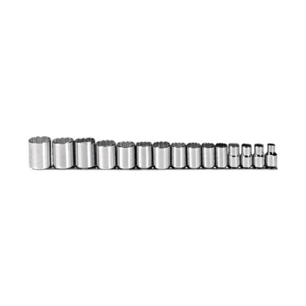 JUEGO DE DADOS PROTO J54114 12IN 15PC 12PT ES IDEAL PARA USARLO EN MATRACAS DE USO PESADO  image number null